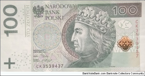 Poland 100 Złotych
CK 3539437 Banknote