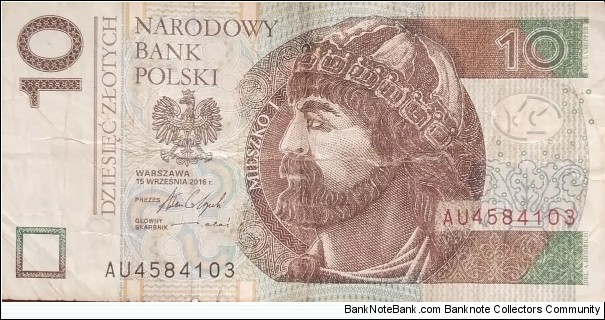 Poland 10 Złotych
AU 4584103 Banknote