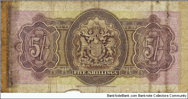 Banknote from Bermuda year 1937