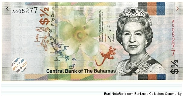 1/2 Dollar Banknote