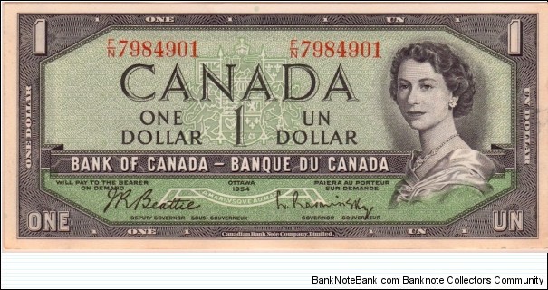 Modified BC-37b F/N $1 Change-over prefix Banknote
