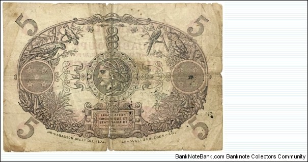 Banknote from France year 1901