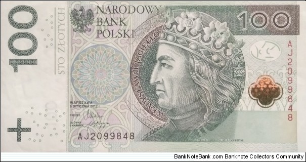 Poland 100 Złotych
AJ 2099848 Banknote