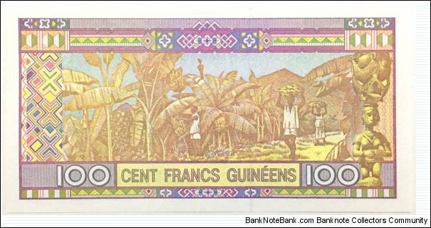 Banknote from Guinea year 2015