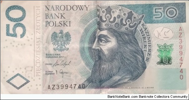 Poland 50 Złotych
AZ 3994740 Banknote