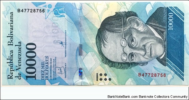 10.000 Bolivares Banknote