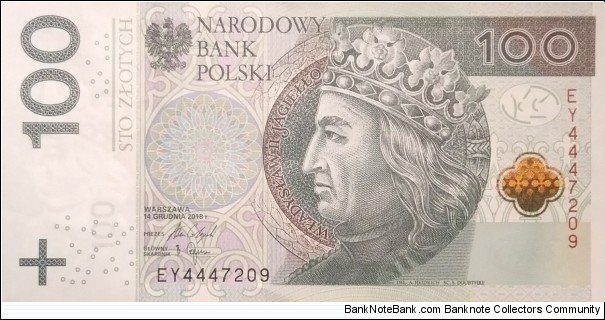 Poland 100 Złotych
EY 4447209 Banknote
