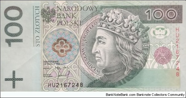 Poland 100 Złotych
HU 2167248 Banknote