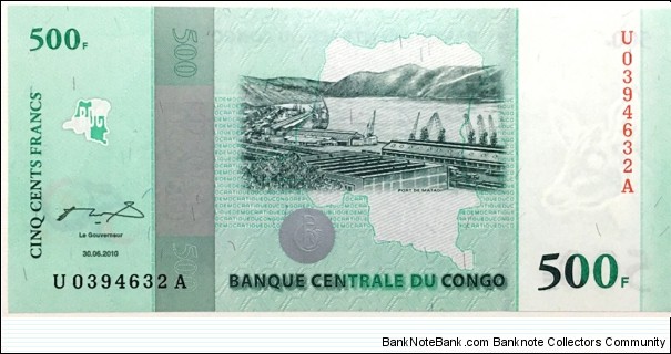 500 Francs / 50th Anniversary of Independence (1960-2010) Banknote
