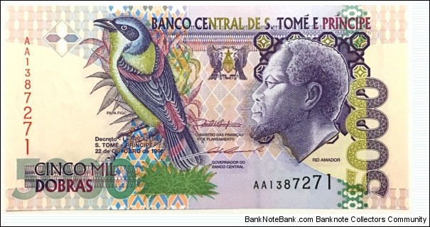 5000 Dobras Banknote