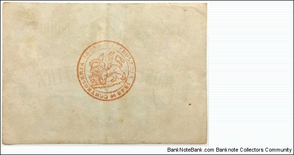 Banknote from Italy year 1848