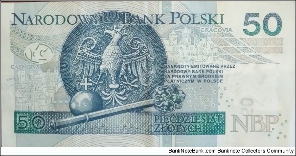 Banknote from Poland year 2017