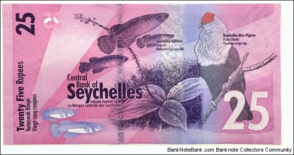 Banknote from Seychelles year 2016