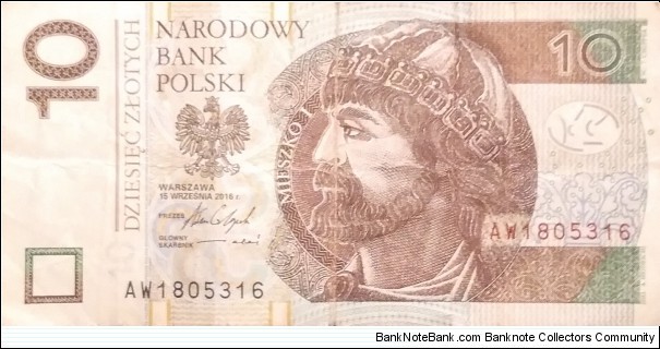Poland 10 Złotych
AW 1805316 Banknote