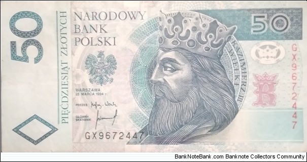 Poland 50 Złotych
GX 9672447 Banknote