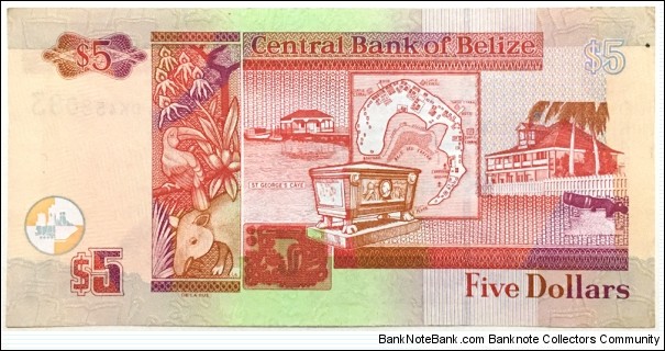 Banknote from Belize year 2009