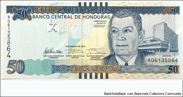 50 Lempiras Banknote