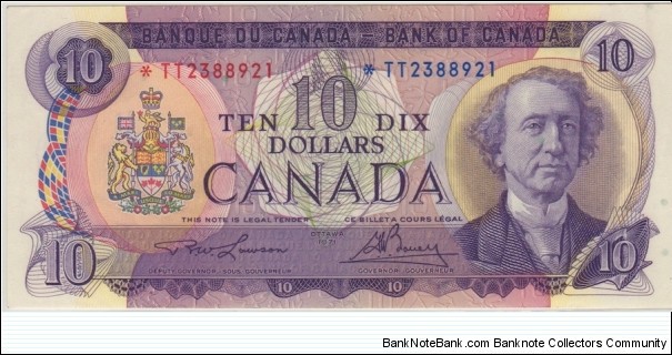 BC-49cA $10 *T/T Replacement Banknote