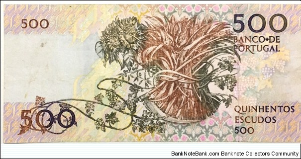 Banknote from Portugal year 1989