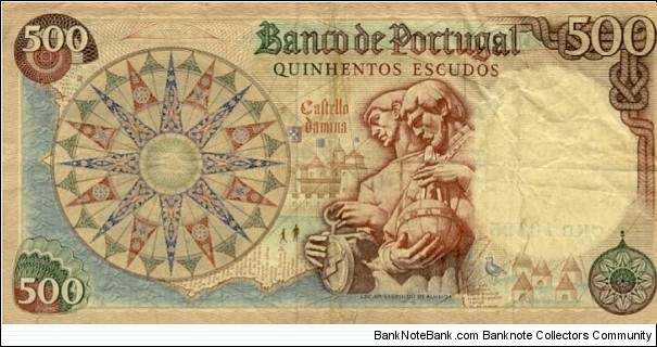 Banknote from Portugal year 1966