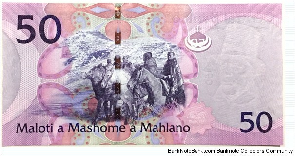 Banknote from Lesotho year 2013