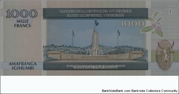 Banknote from Burundi year 2006