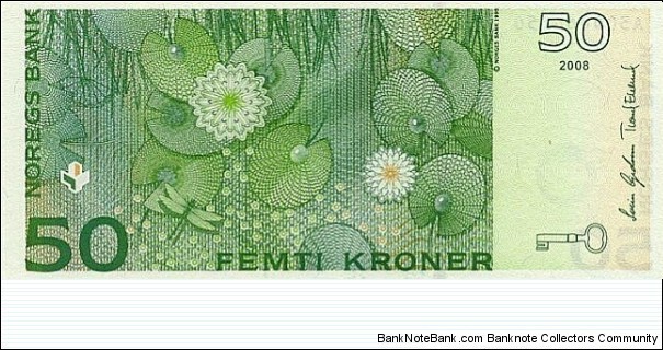 Banknote from Norway year 2008