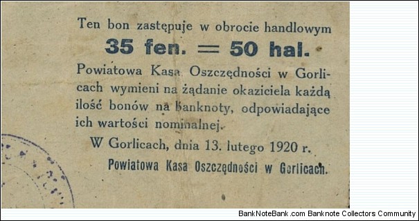 Banknote from Poland year 1920