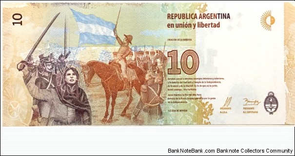 Banknote from Argentina year 2016