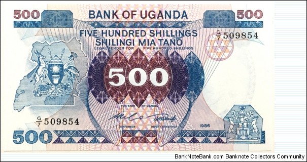 500 Shillings Banknote