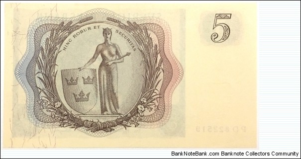 Banknote from Sweden year 1960