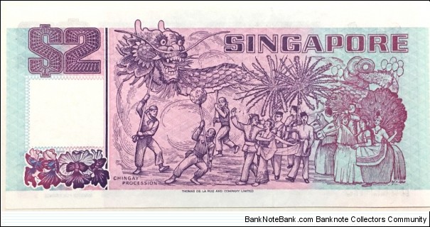 Banknote from Singapore year 1992