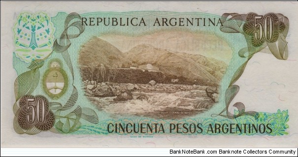 Banknote from Argentina year 1971