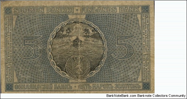 Banknote from Finland year 1909