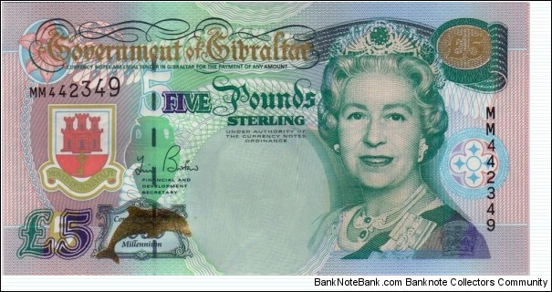 P29 5 Pounds Banknote