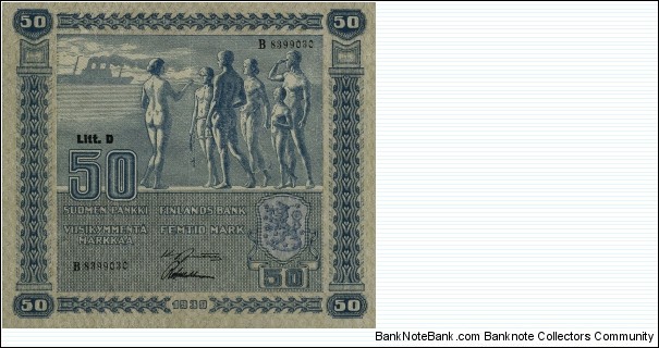 50 Markkaa Banknote