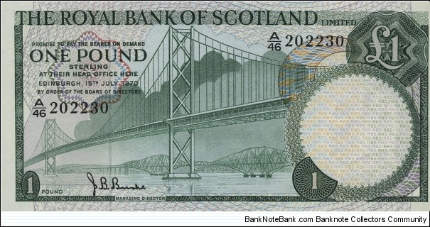 Scotland £1 Banknote