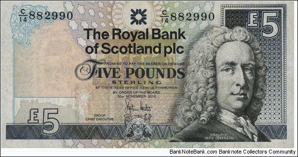 Scotland £5 - Ilay Banknote