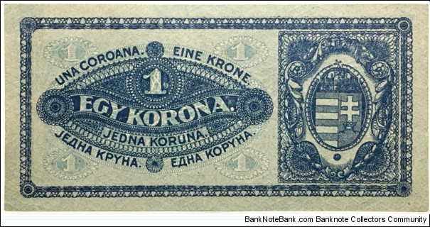 Banknote from Hungary year 1920