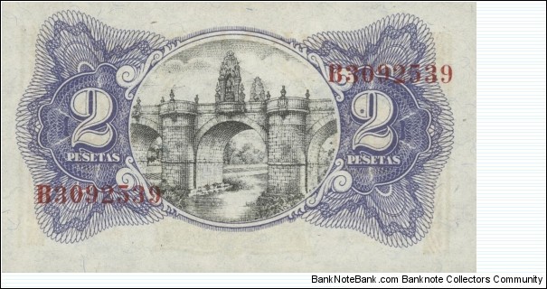 Banknote from Spain year 1939