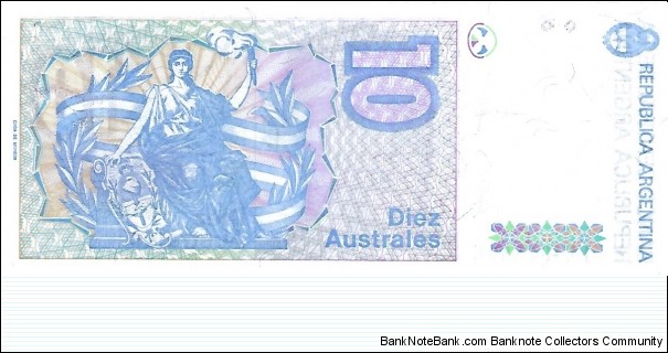 Banknote from Argentina year 1985