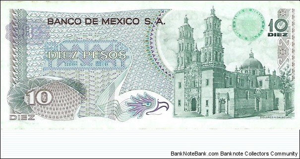 Banknote from Mexico year 1970
