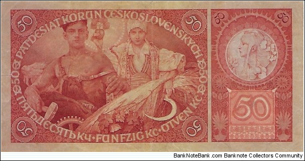 Banknote from Czech Republic year 1929
