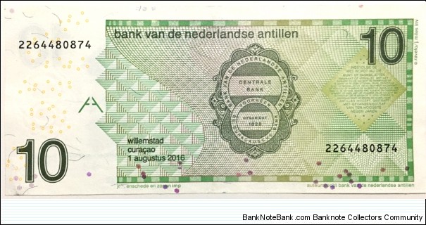 Banknote from Netherlands Antilles year 2016
