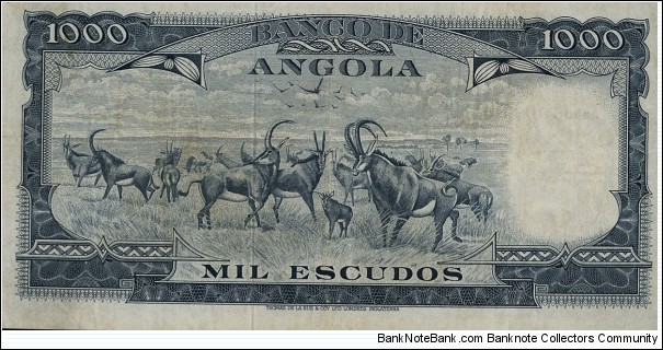 Banknote from Angola year 1970