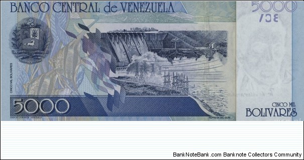 Banknote from Venezuela year 2004