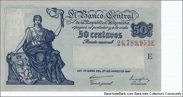 50 Centavos Banknote