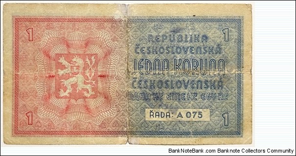 Banknote from Czech Republic year 1939