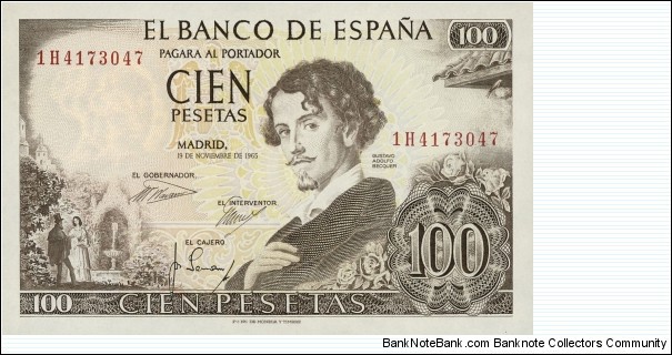 100 Pesetas Banknote