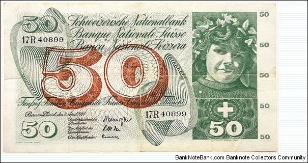 50 Franken / Francs Banknote